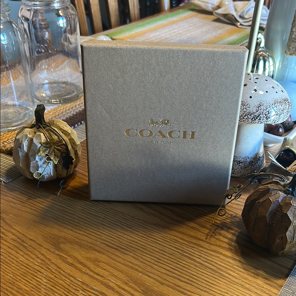 Coach Metallic Gold Accent Box